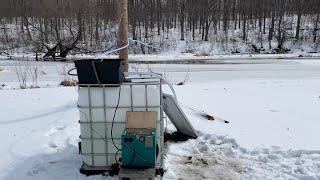 Making Maple Syrup - Easy Homemade Sap Vacuum Pump System