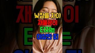 낮잠 자면 재물이 몰리는 띠 #돈복 #재물운 #로또 #사주 #운세