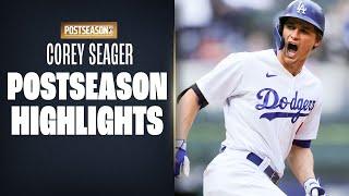 Corey Seager Postseason Highlights (Dodgers SS breaks records, wins World Series MVP!)