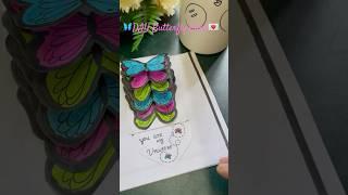 #How to make Butterfly  card️#stepbystepforbeginners.