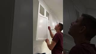Would you give refacing a try?  #cabinetrefinishing #kitchenremodel #kitchencabinets #kitchenhacks