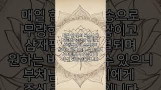 화엄경약찬게 핵심정리#불경 #염불 #화엄경의가르침은무엇인가