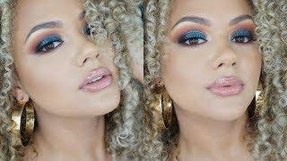 FULL GLAM BLUE CUT CREASE  | ALAMAR COSMETICS | MAKEUP TUTORIAL