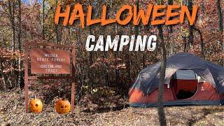 Halloween TENT Camping - Weiser State Forest - Greenland Tract