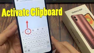 How to Activate Clipboard on SAMSUNG Galaxy A04? - Add Keyboard Clipboard
