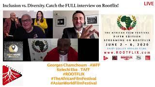 Georges Chamchoum speaks on Rootflix  about Diversity vs. Inclusion in Hollywood