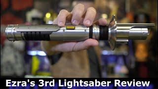 Star Wars Ahsoka : Ezra's 3rd Lightsaber Review ( NSabers , TXQ )