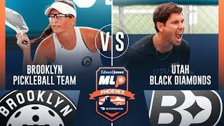 Brooklyn pickleball Team v Utah Black Diamonds  at the Edward Jones MLP Phoenix presented by DoorD