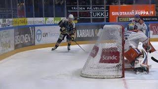 Patrik Puistola scores a Michigan against Tappara!