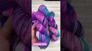 Hand Dyed Yarn Frankly 90’s What would you make with this? #handdyedyarn #yarnlover alcyarns.com