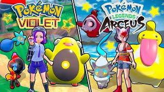 24 Hours SHINY Hunting In Pokemon Violet vs Legends Arceus!