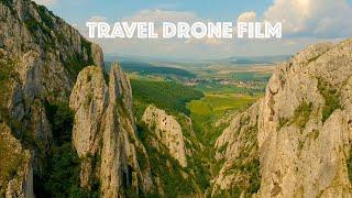 Bird's Eye View of Turda Gorge [Aerial Footage]