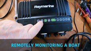 Monitoring a boat remotely with the Raymarine YachtSense Link