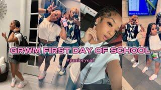 GRWM first day of junior year ‍ *school vlog*