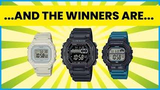 The WINNERS of Casio WS-1400, W-218 and MWD-110 | 30,000 Subscribers Giveaway