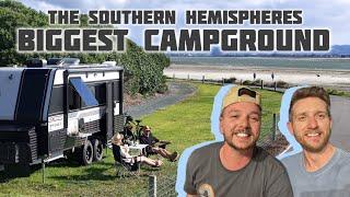 MASSIVE Kiwi Campsite & Foodie Adventures in Nelson New Zealand | Kiwi Camping Vlog