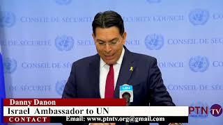 Iran attacks Israel with 182 missiles Danny Danon UN Ambassador reports