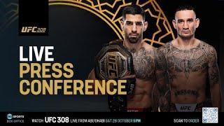 LIVE: UFC 308 Press Conference: Ilia Topuria vs. Max Holloway  