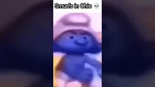 Average Smurf in Ohio  #shorts #short #youtubeshorts #smurf #ohio #memes #dance #shortvideo