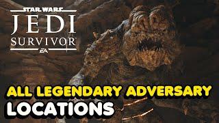 Star Wars Jedi: Survivor - All Legendary Adversary Locations (I'm a Living Legend Trophy Guide)