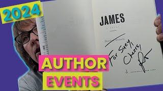 Recapping all my author events of 2024!