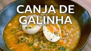 Receita de Canja de Galinha Simples e Sofisticada - Chef Felipe Caputo