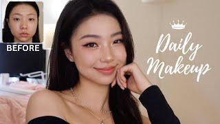 [무쌍 메이크업] MONOLID/HOODED EYE DAILY MAKEUP TUTORIAL | 2024 UPDATE