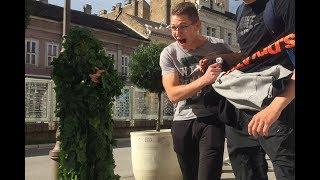 FUNNY REACTIONS!!! Bushman Prank