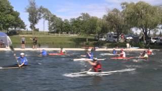 2013 Canoe Polo Canadian Nationals - Open Div - USA 1 vs CAN B