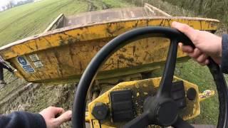 Getting on a digger with my Go Pro