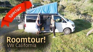 Roomtour nach 9 Monaten Vollzeit im VW California. Vanlife im VW-Bus (Folge 25).