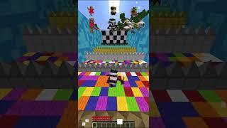 Minecraft Bedrock Jump vs Italian Brainrot Mobs Jump #shorts