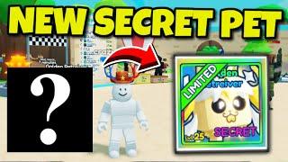 Showcasing NEW SECRET GOLDEN RETREIVER In Bubble Gum Simulator INFINITY