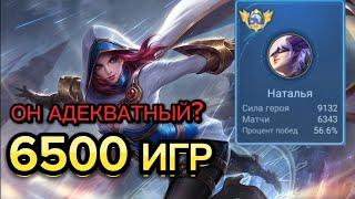 ТОП 1 НАТАЛЬЯ ИГРА НА КОНЧИКАХ ПАЛЬЦЕВ MOBILE LEGENDS