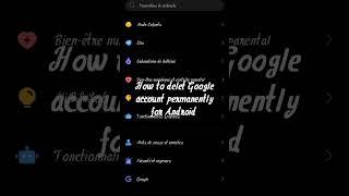 How to Delete Google Account Permanently to Androide 20023  #RaRe iTech#how #youtubeseotips2022