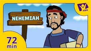 Story about Nehemiah (PLUS 15 More Cartoon Bible Stories for Kids)