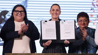 Nuevo decreto garantiza más derechos a las mujeres. Conferencia presidenta Sheinbaum