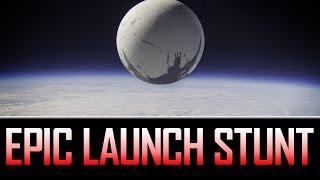 My epic stunt with Activision to launch The Traveler into space