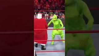 “The Grinch” gives “Santa Claus” Attitude Adjustment” Holiday Match