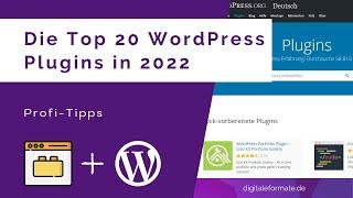 20 ultimative WordPress Plugins 2022 | Profi-Tipps (deutsch)