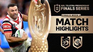 NRL 2024 | Roosters v Sea Eagles | Match Highlights