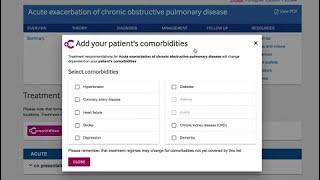 How to use the BMJ Best Practice Comorbidities tool