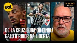 FLAMENGO: DE LA CRUZ FORA DA FINAL DA COPA DO BRASIL! ATLÉTICO X RIVER, CORINTHIANS, PALMEIRAS E +