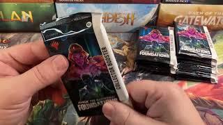 Foundations Collectors Boxes Are Stacked! Magic The Gathering MTG FDN Unboxing Opening Mana Foil!