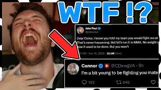 Connor Reacts To JAKE PAUL New Tweet After His REPLY!