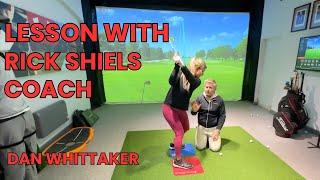 GOLF LESSON WITH RICK SHIELS' COACH | Stop Fatting the Ball with Dan Whittaker | A Golf Lesson