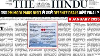 6 January Current Affairs | Today Hindu Newspaper | Daily Current Affairs | 6 January 2025