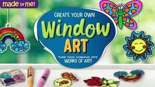 Window Art Paint | Arts and Crafts Kit for Kids Ages 6 and Up | Made By Me Window Art