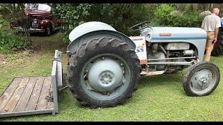 Gary Tesch and his 1955 Ferguson TED-20.