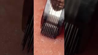 Tattoo needle stock Close Up in slow motion.#tattoo #tattooartist #shorts #viral #youtubeshorts #ink